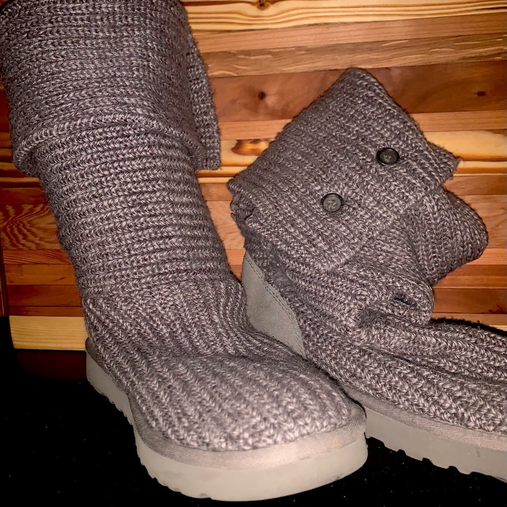 Grey UGG Cardy Boots Size 10